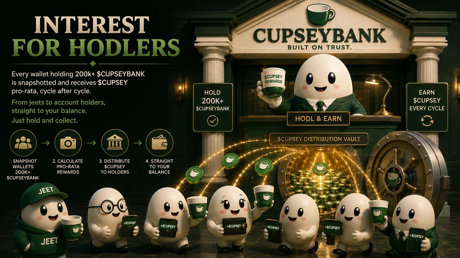 INTEREST FOR HODLERS